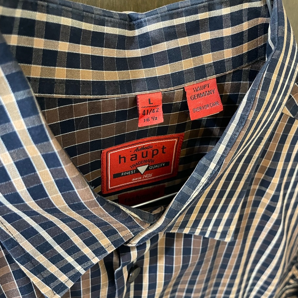Haupt Gingham Dress Shirt